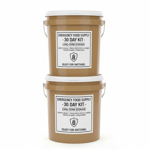 Emergency Food Supply Buckets